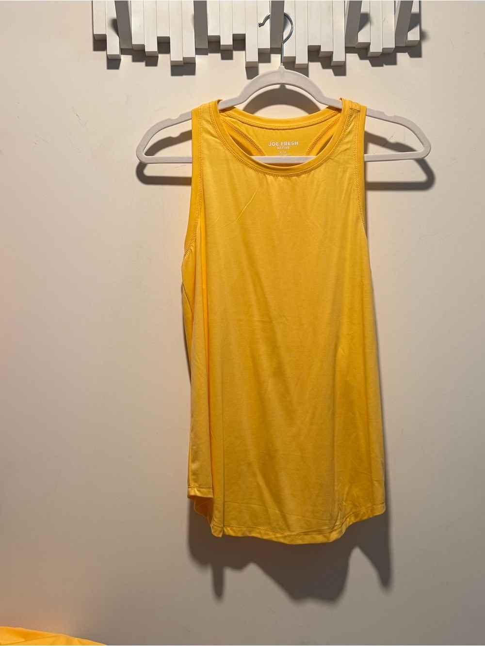 Joe Fresh Bright Yellow Athletic Tank